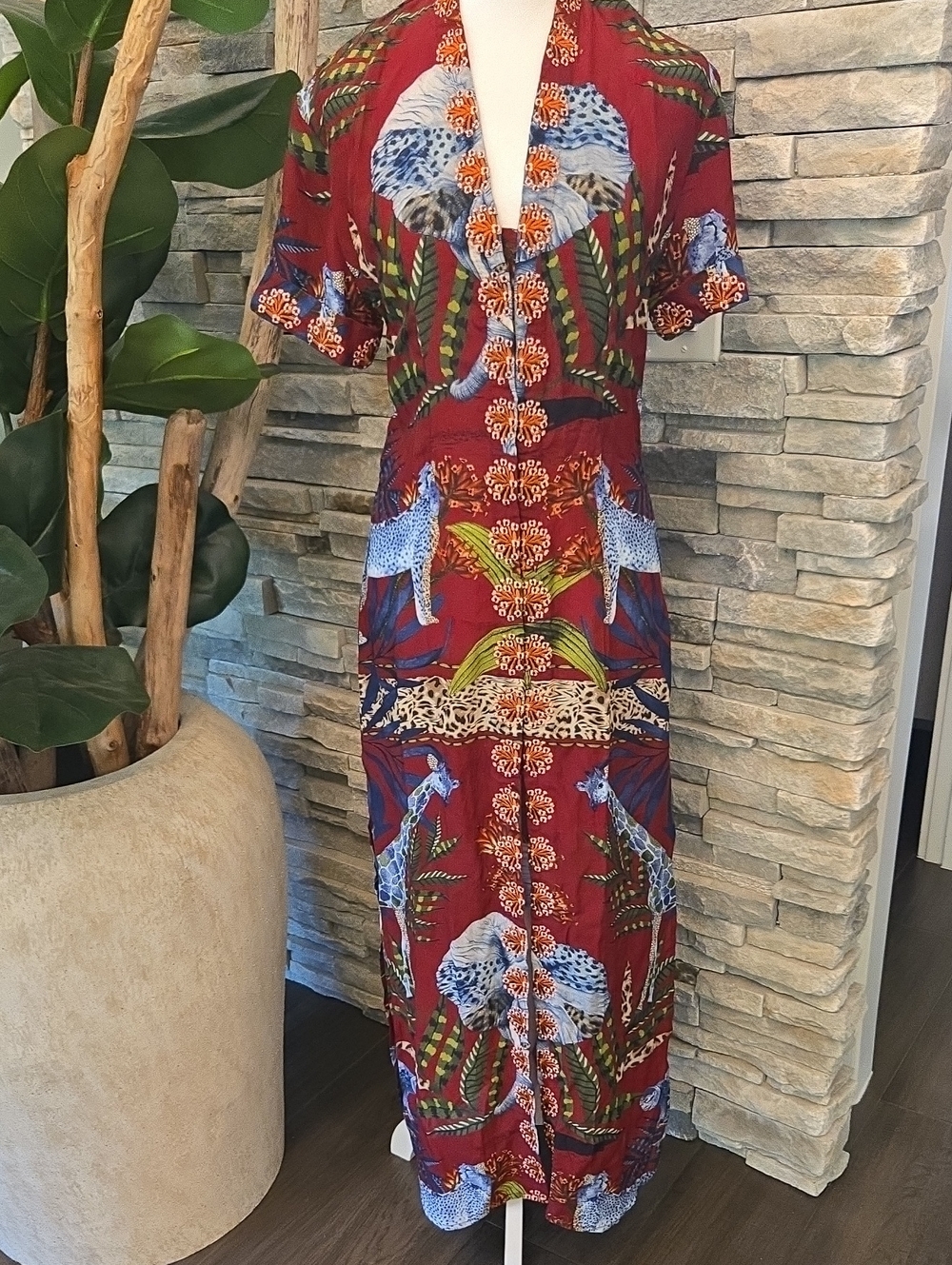 Taj By Sabrina Crippa Elephant Dress